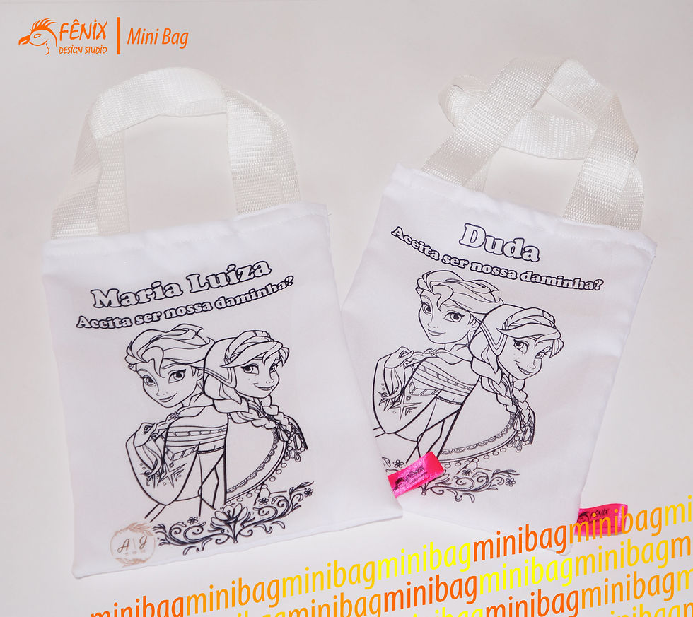 Miniatura: Sacolinha Personalizada Fundo Linear Fenix Design Studio