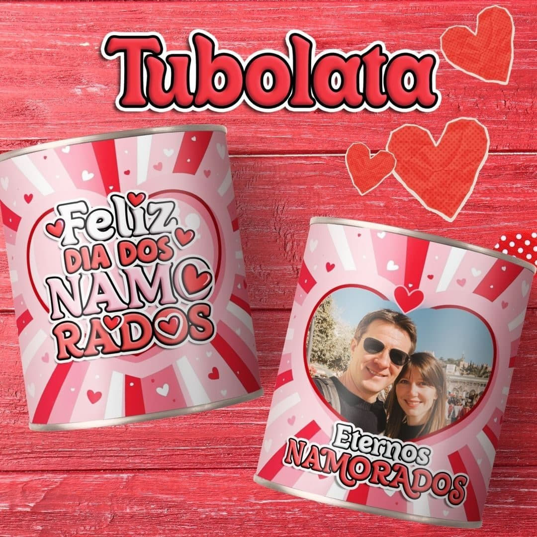 Tubolata Dia dos Namorados Personalizada Fenix Design Studio