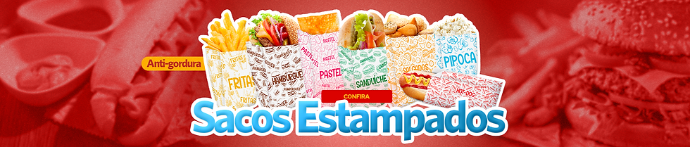 Sacos e embalagens para lanches