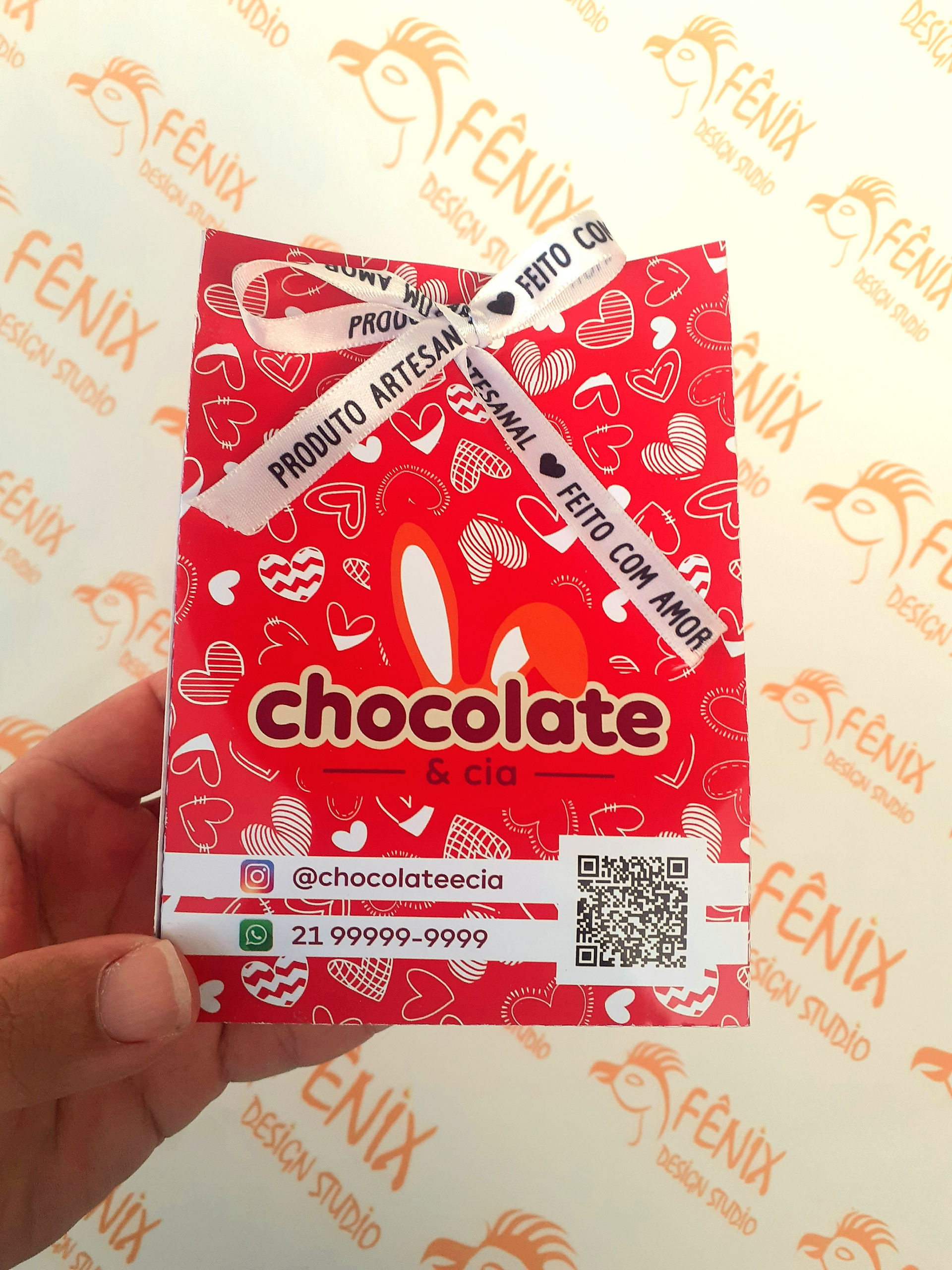 Sacola para Chocolates Personalizada para Dia dos Namorados