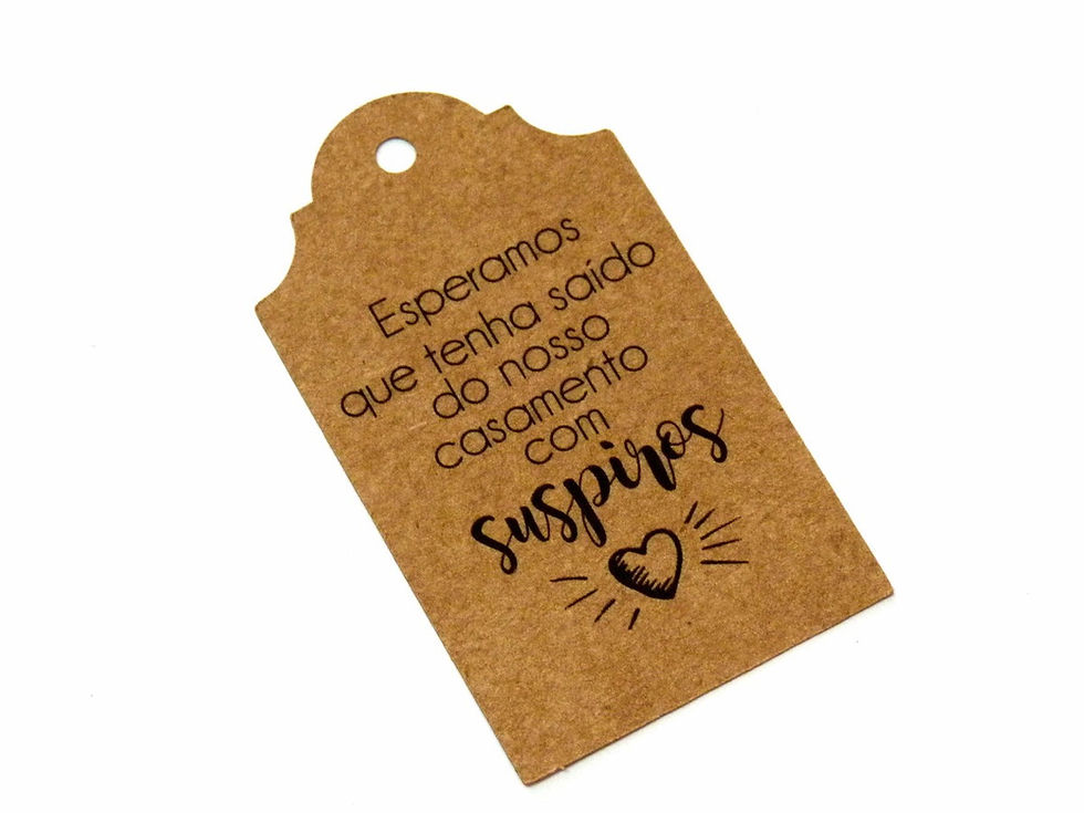 Miniatura: Tag ou Etiqueta Kraft 6x9 Personalizada