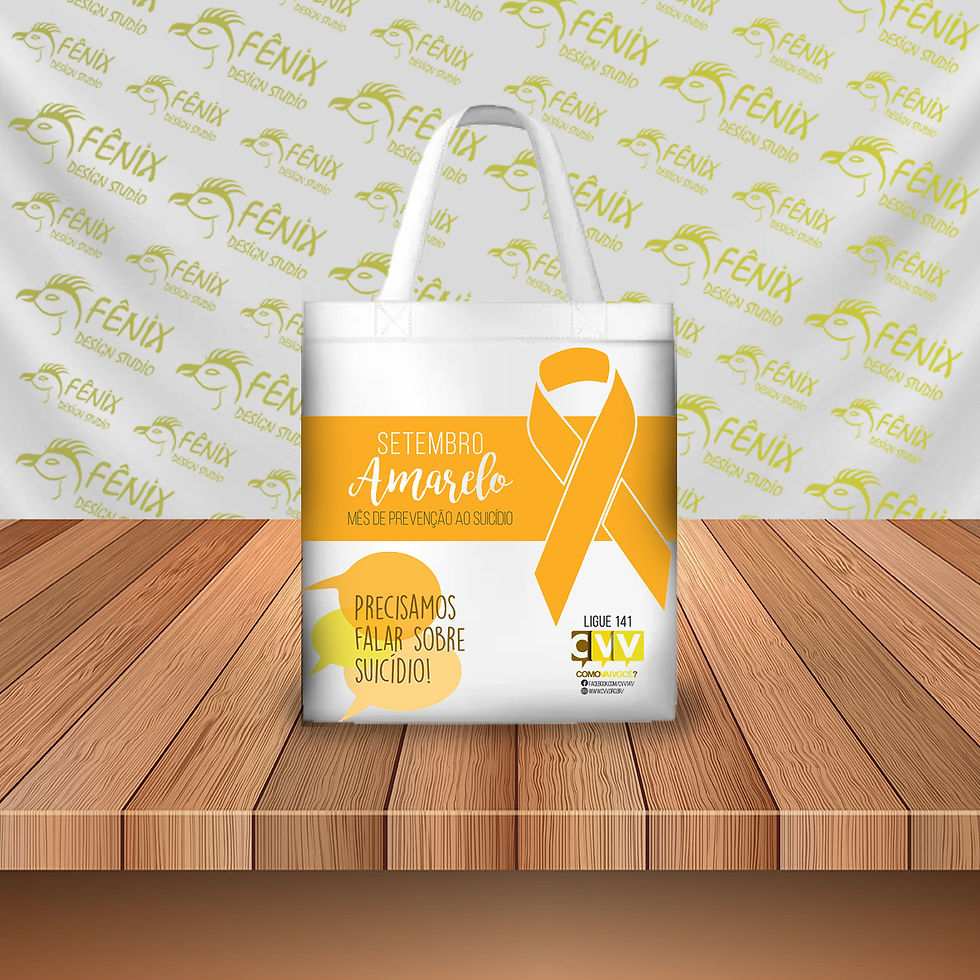 Miniatura: Ecobag Setembro Amarelo Personalizada