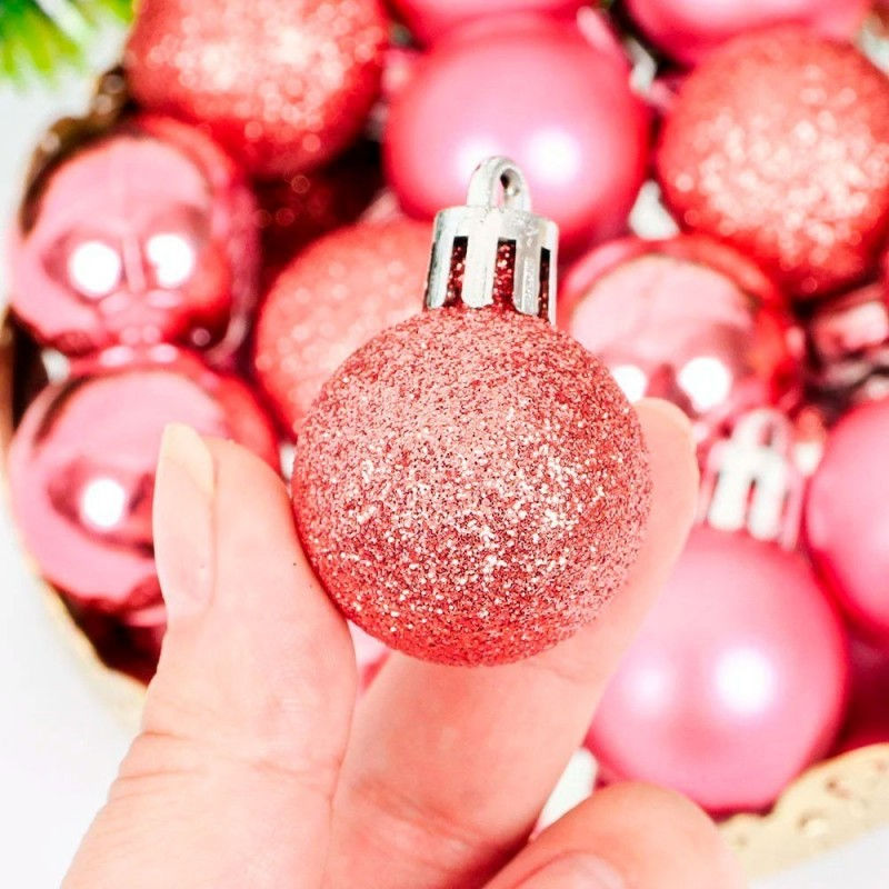 Miniatura: Bolas de Natal 3 cm Rosê Fenix Design Studio
