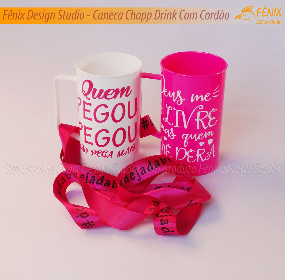Miniatura: Caneca Chopp Drink Com Cordão 450/22 Personalizada