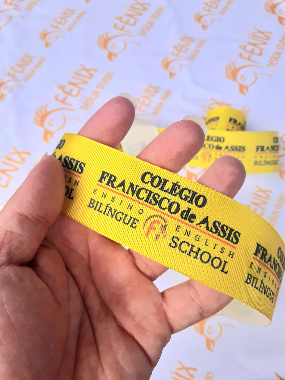 Fita de Gorgurão Personalizada Fenix Design Studio