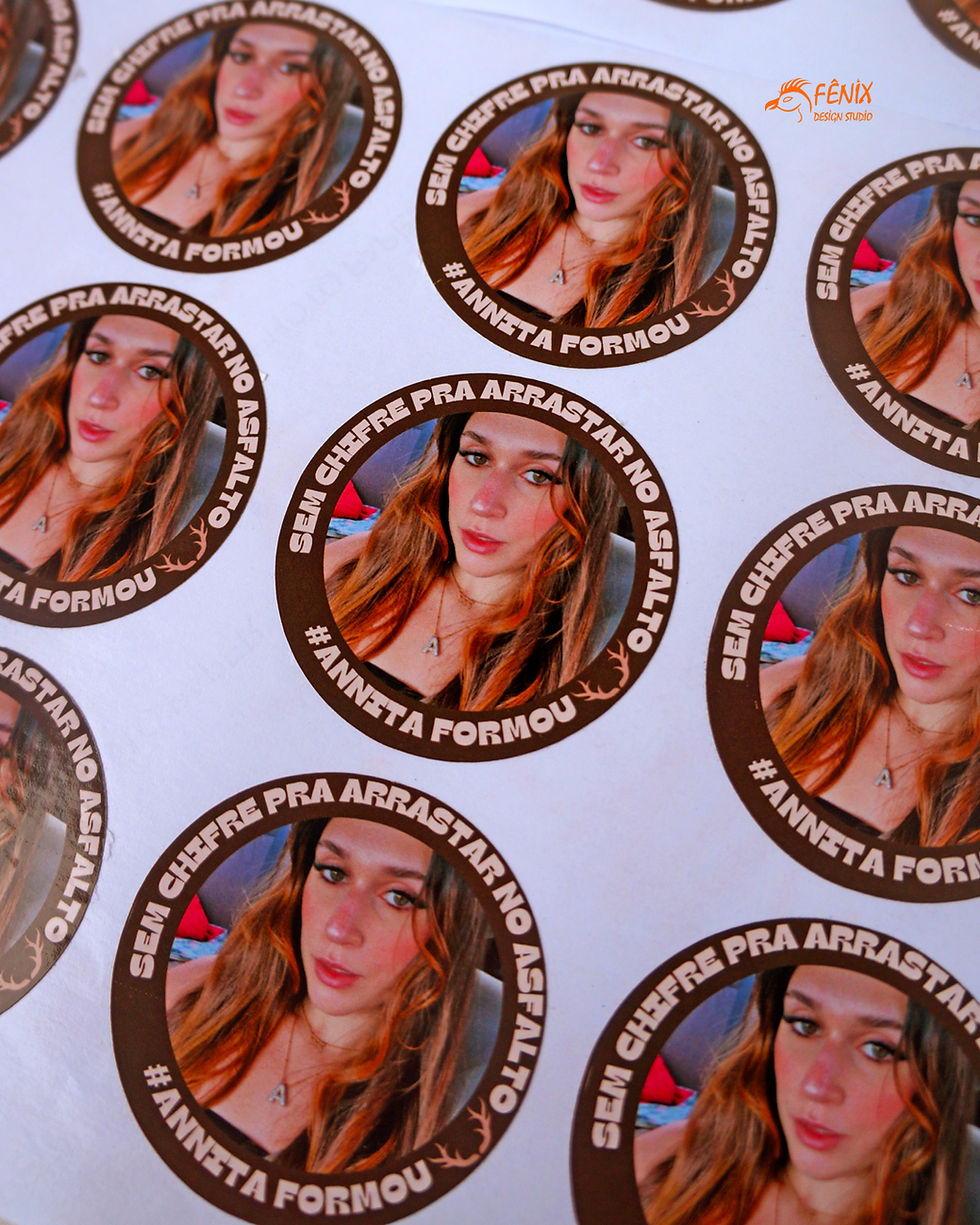 Miniatura: Adesivo Personalizado de Formatura  Fenix Design Studio