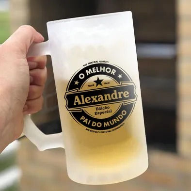 Miniatura: Caneca de Vidro Dia dos Pais Fenix Design Studio