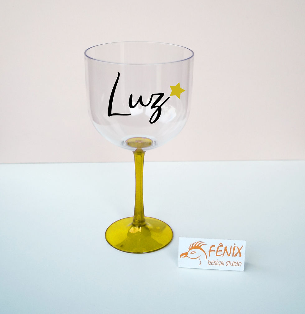 Miniatura: Taça Gin Duplicolor Personalizada