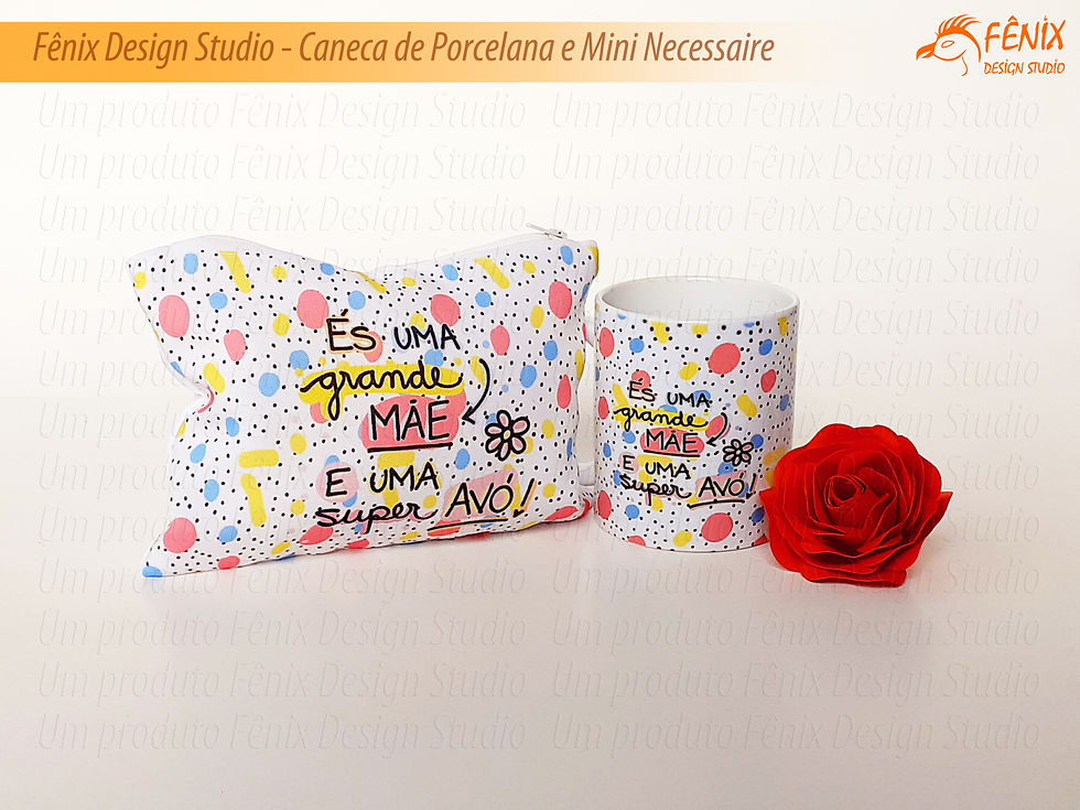 Miniatura: Combo Caneca + Mini Necessaire Personalizado