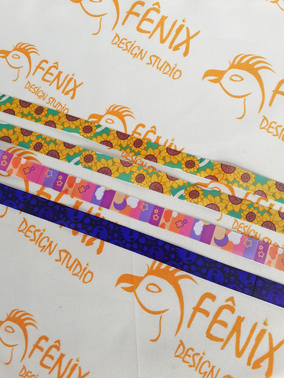 Miniatura: Rolo Fita de Gorgurão Personalizada Fenix Design Studio