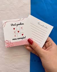 Cartão para Presente Frente e Verso Personalizado