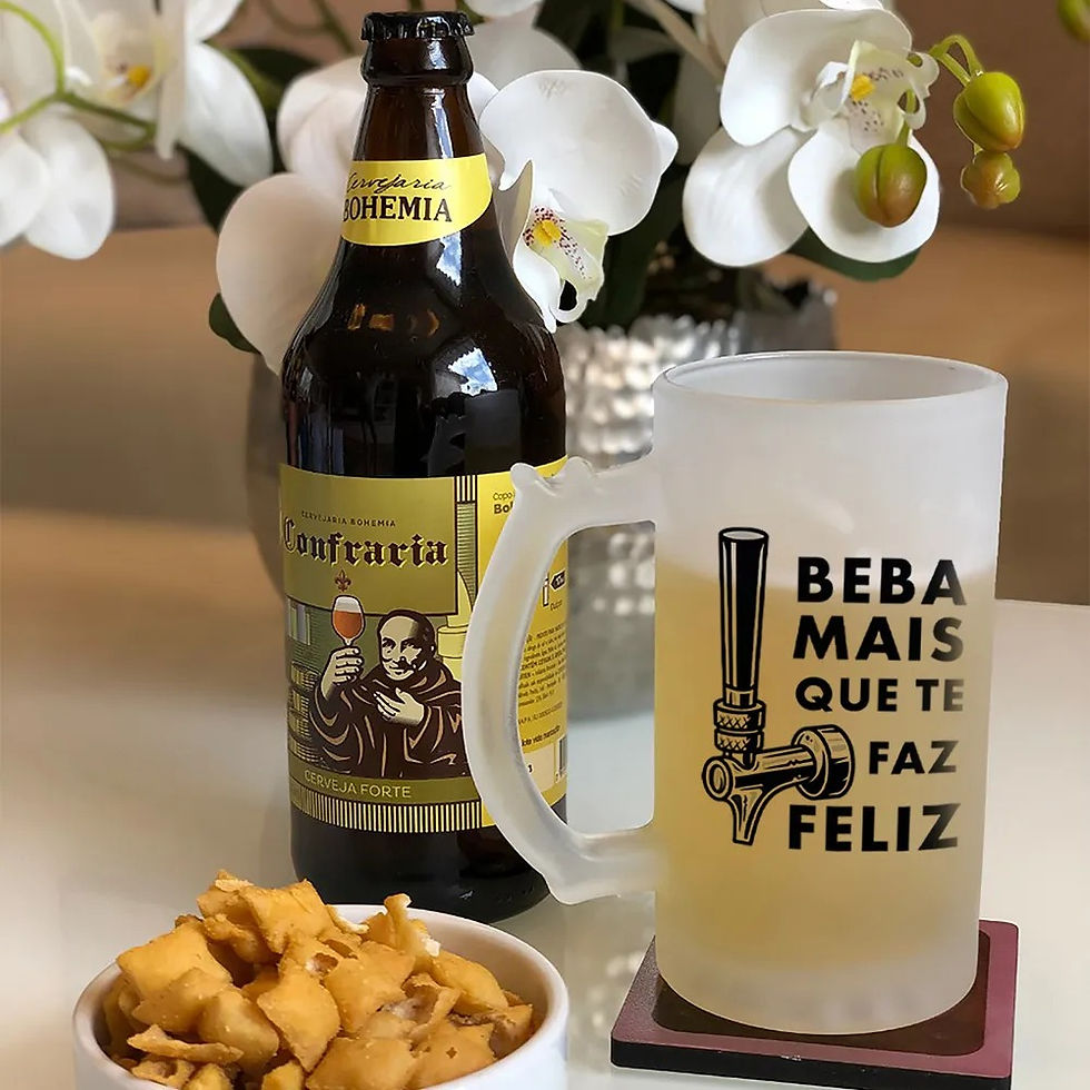 Miniatura: Caneca De Vidro Personalizada Fenix Design Studio