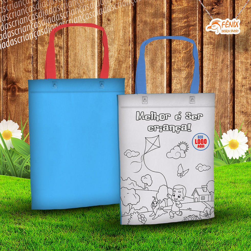 Miniatura: Ecobag para Colorir Fenix Design Studio