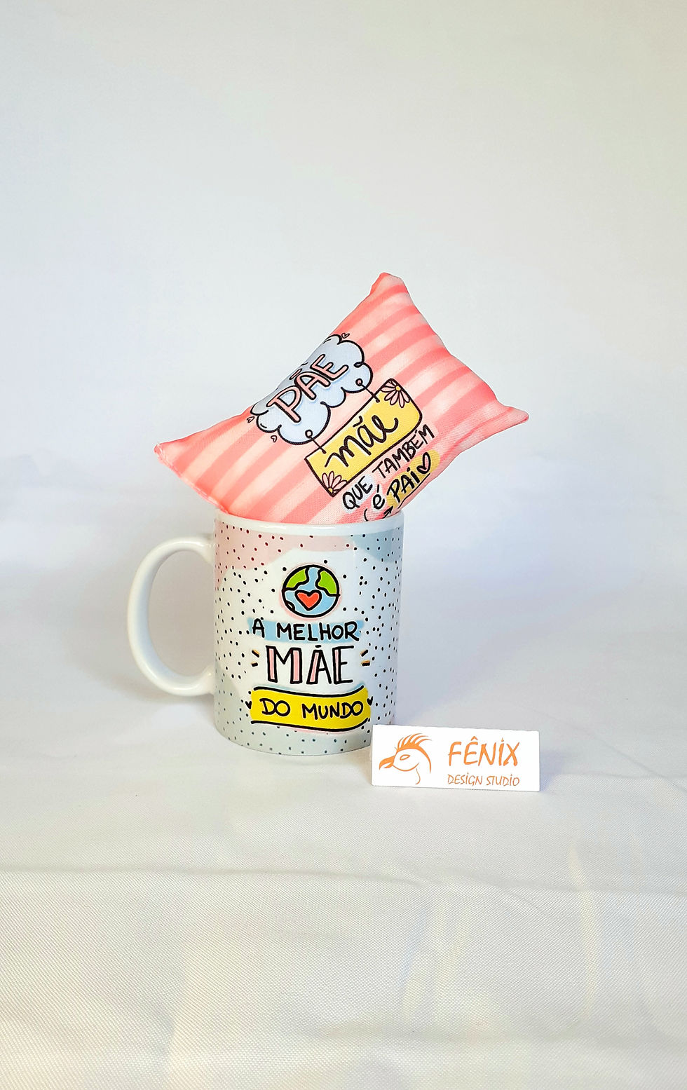 Miniatura: Combo Mini Almofada + Caneca Personalizado