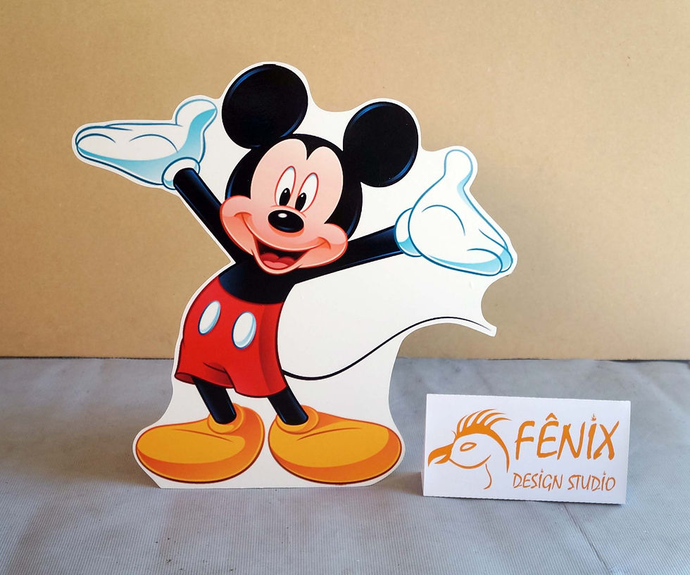 Miniatura: Cenário de Chão Foto ou Personagem 40 cm Personalizado