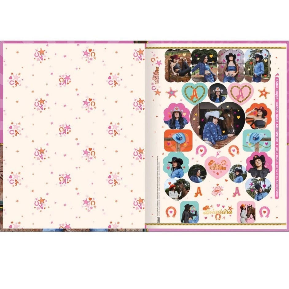 Miniatura: Caderno Brochura Pequeno Ana Castela 80 Folhas Fenix Design Studio