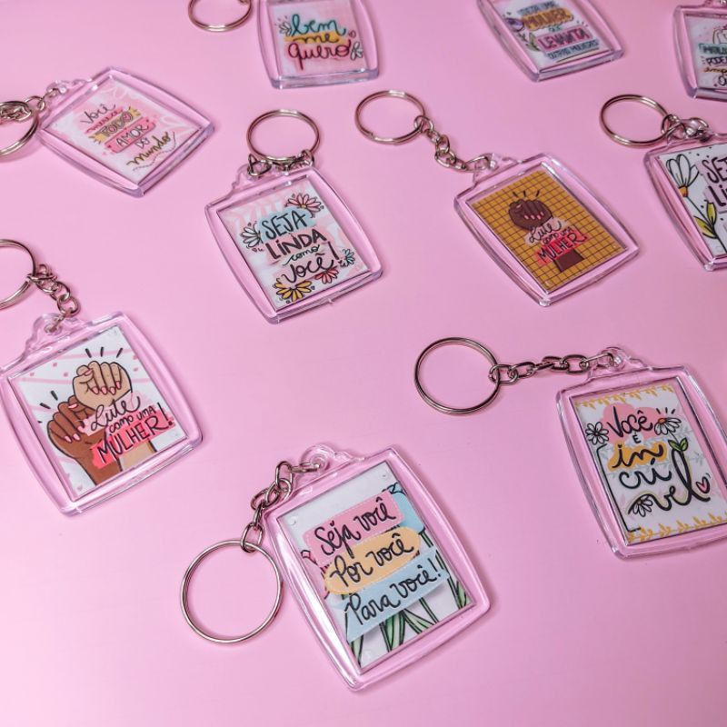 Miniatura: Chaveiro Personalizado Dia da Mulher Fenix Design Studio