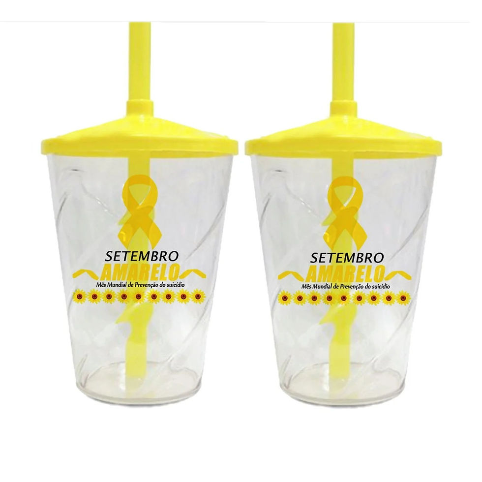 Miniatura: Copo Setembro Amarelo Fenix Design Studio