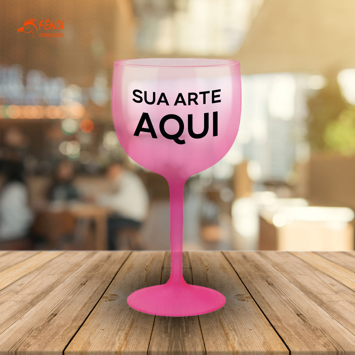 Taça Gin Degradê Promoção Fenix Design Studio