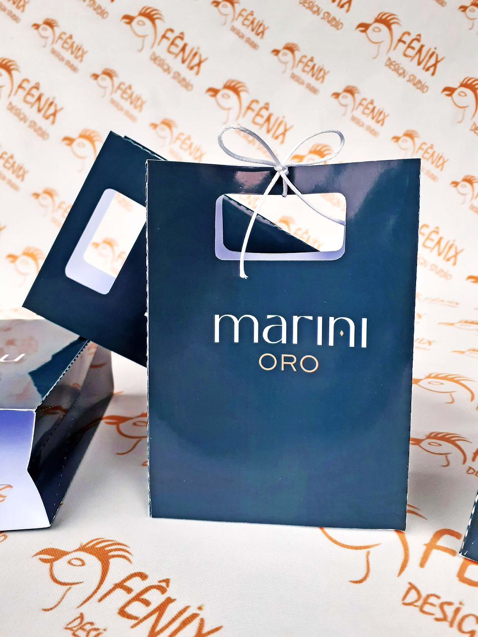 Miniatura: Sacola de Papel Aberta Personalizada Tamanho P