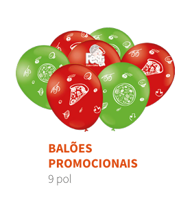 Miniatura: Balão Promocional Para Pizzaria Fenix Design Studio