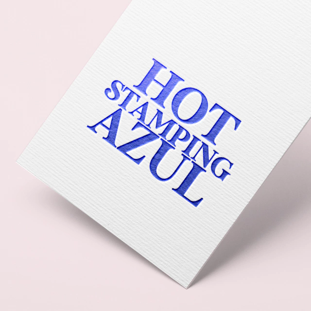 Hot Stamping Azul