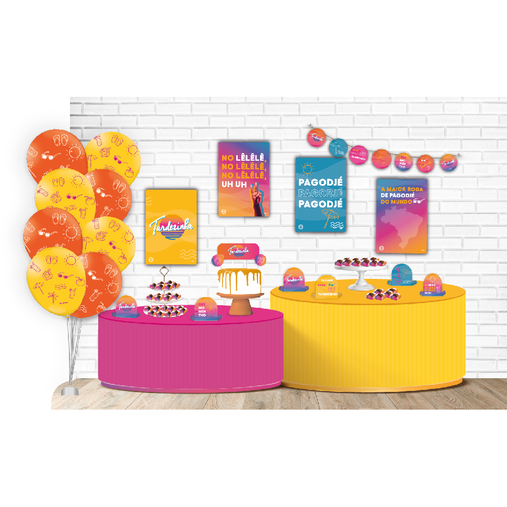 Kit Festa Tardezinha Fenix Design Studio
