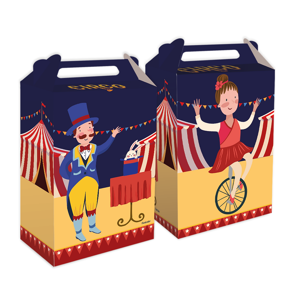 Caixa Maleta Circo Fenix Design Studio