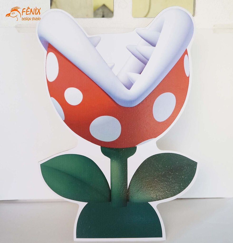 Miniatura: Cenário de Chão Foto ou Personagem 40 cm Personalizado