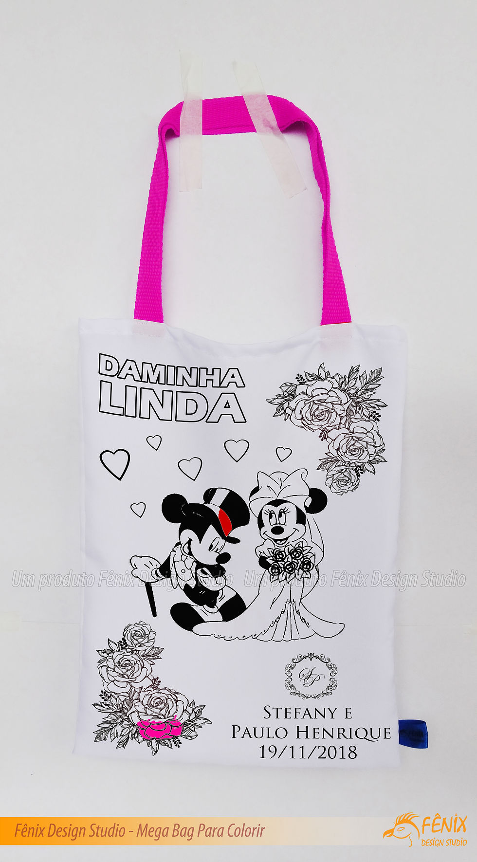 Miniatura: Mega Eco Bag Personalizada Para Colorir