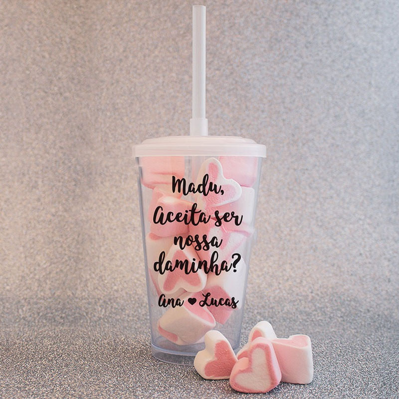 Copo Pajem ou Daminha Casamento Fenix Design Studio