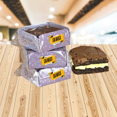 Miniatura: Forminha Berço Brownie ou Palha 4x0 Personalizada