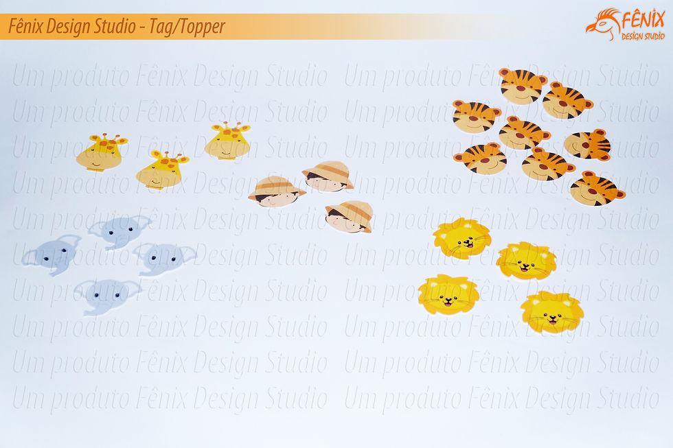 Miniatura: 20 Apliques ou Tag 5x5 Personalizados