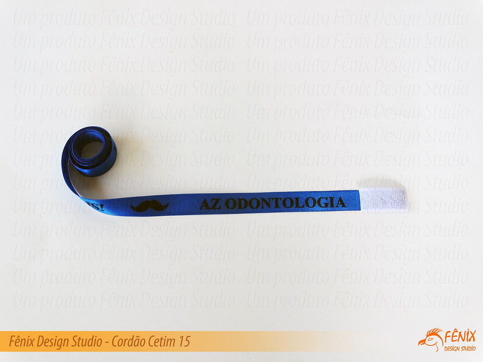 Miniatura: Cordão para Caneca Personalizado 15 mm Fecho em Velcro Fenix Design Studio