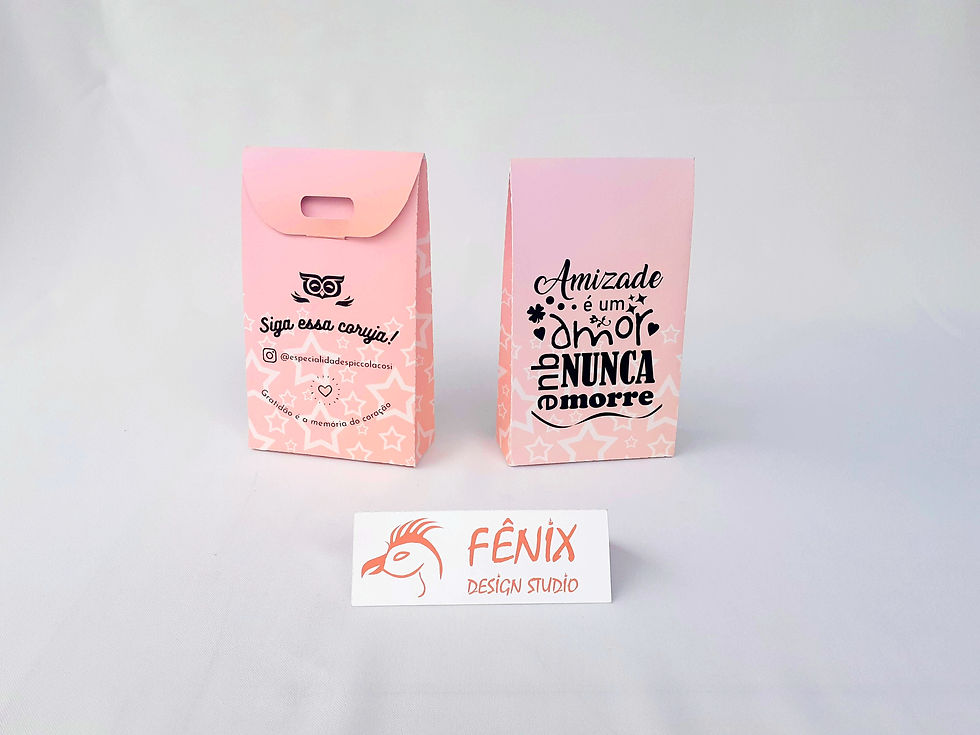 Miniatura: Sacola de Papel Personalizada Fenix Design Studio