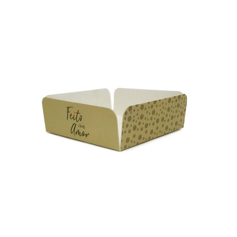 Miniatura: Forminha Berço Brownie ou Palha 4x0 Personalizada