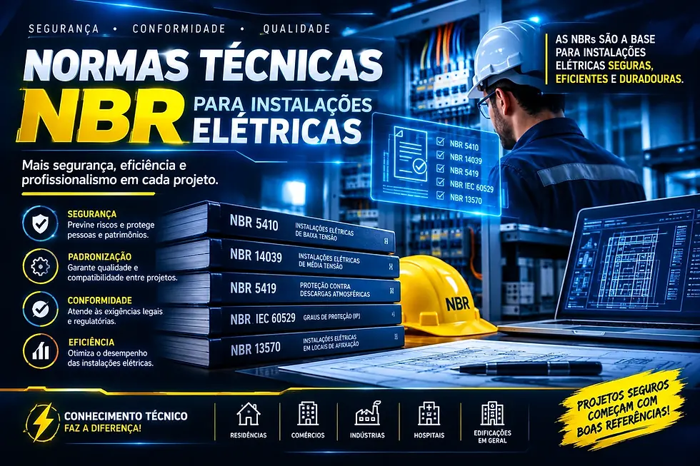 Normas Técnicas NBR para Instalações Elétricas