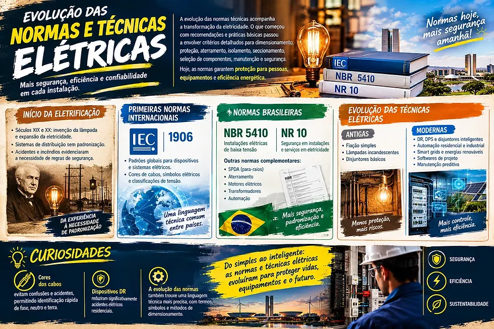 Evolução das Normas e Técnicas Elétricas
