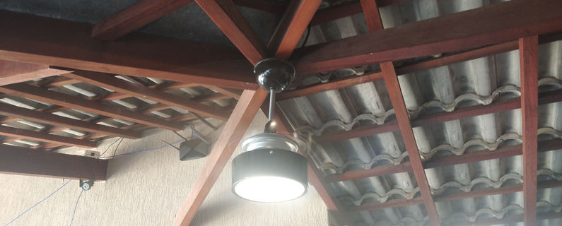 ventilador, eletricista