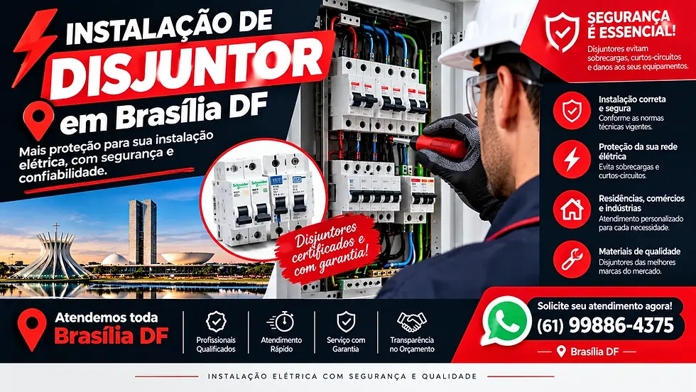 Instalação de Disjuntor em Brasília DF