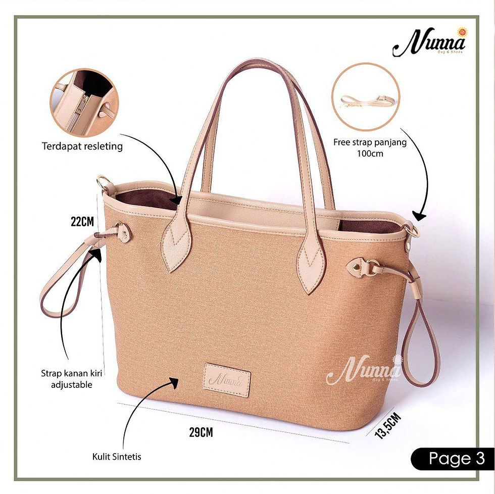 Thumbnail: Tas Fashion Wanita ORI BRAND NUNNA BAG AND SHOES