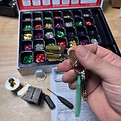 photo of cs lock and key rekeying a SFIC lock cylinder