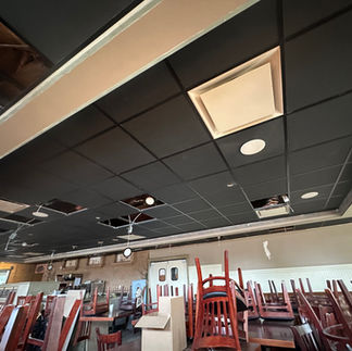 Black Drop Ceiling