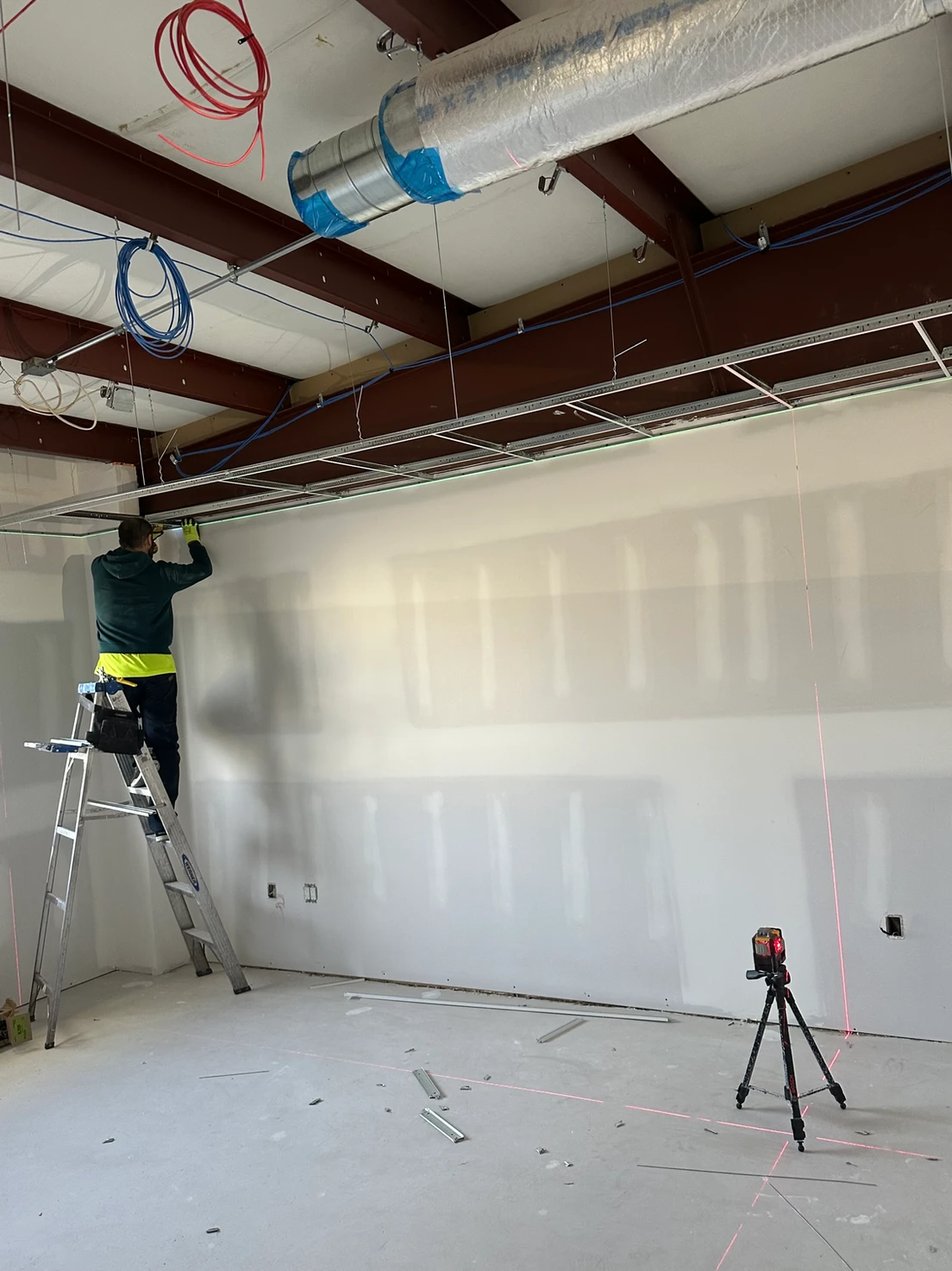Suspended Ceilings, paint 