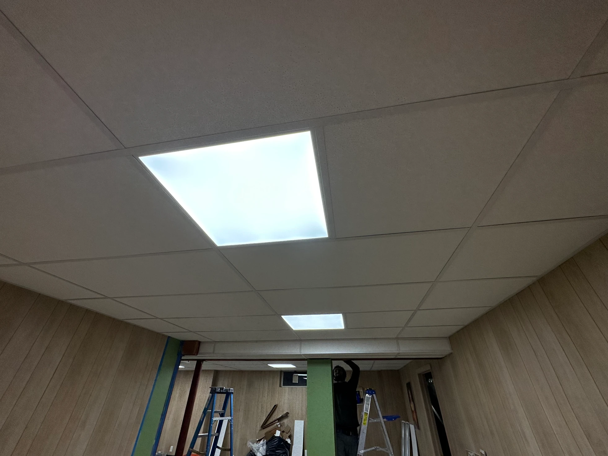 Suspended Ceilings, paint 