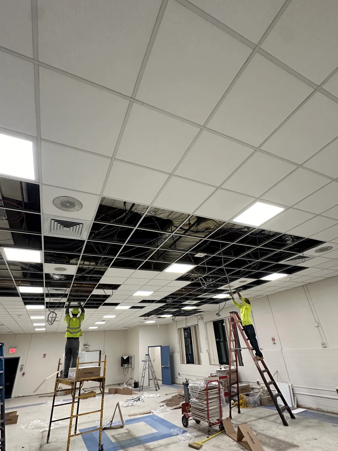 Suspended Ceilings, paint 