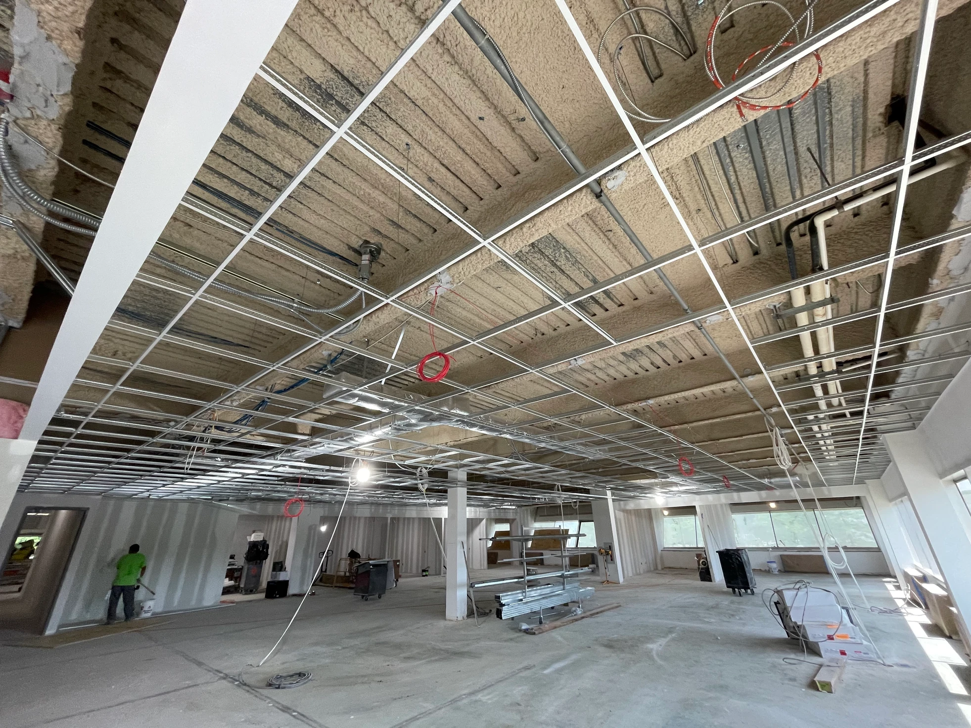 Suspended Ceilings, paint 