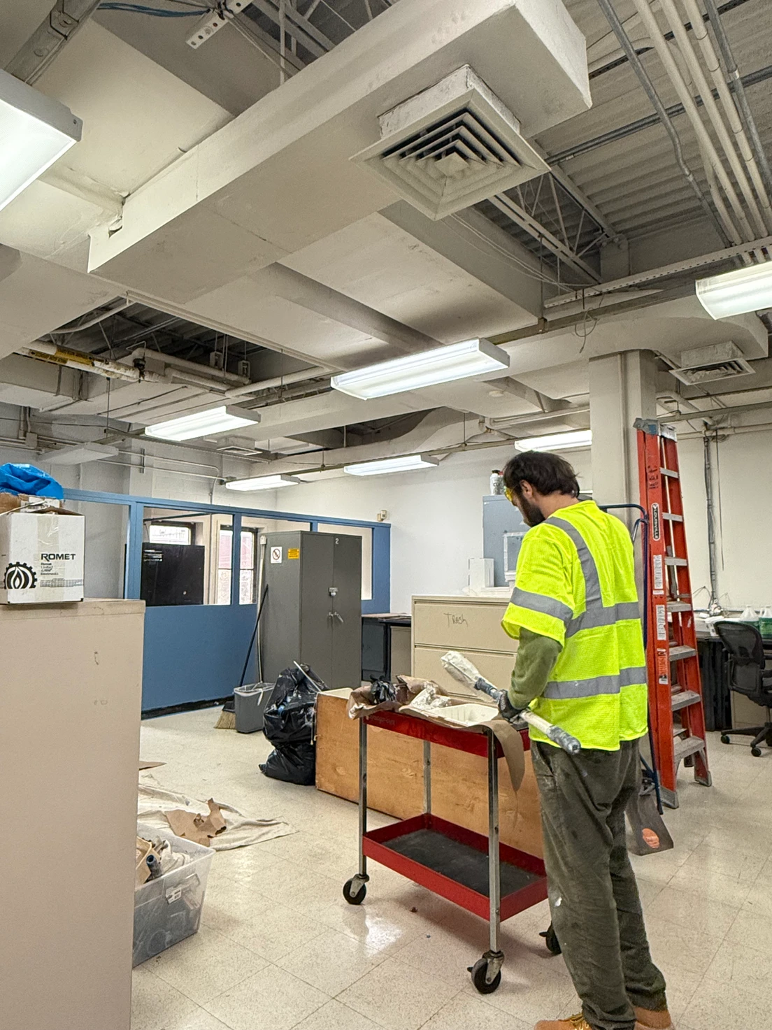 Suspended Ceilings, paint 