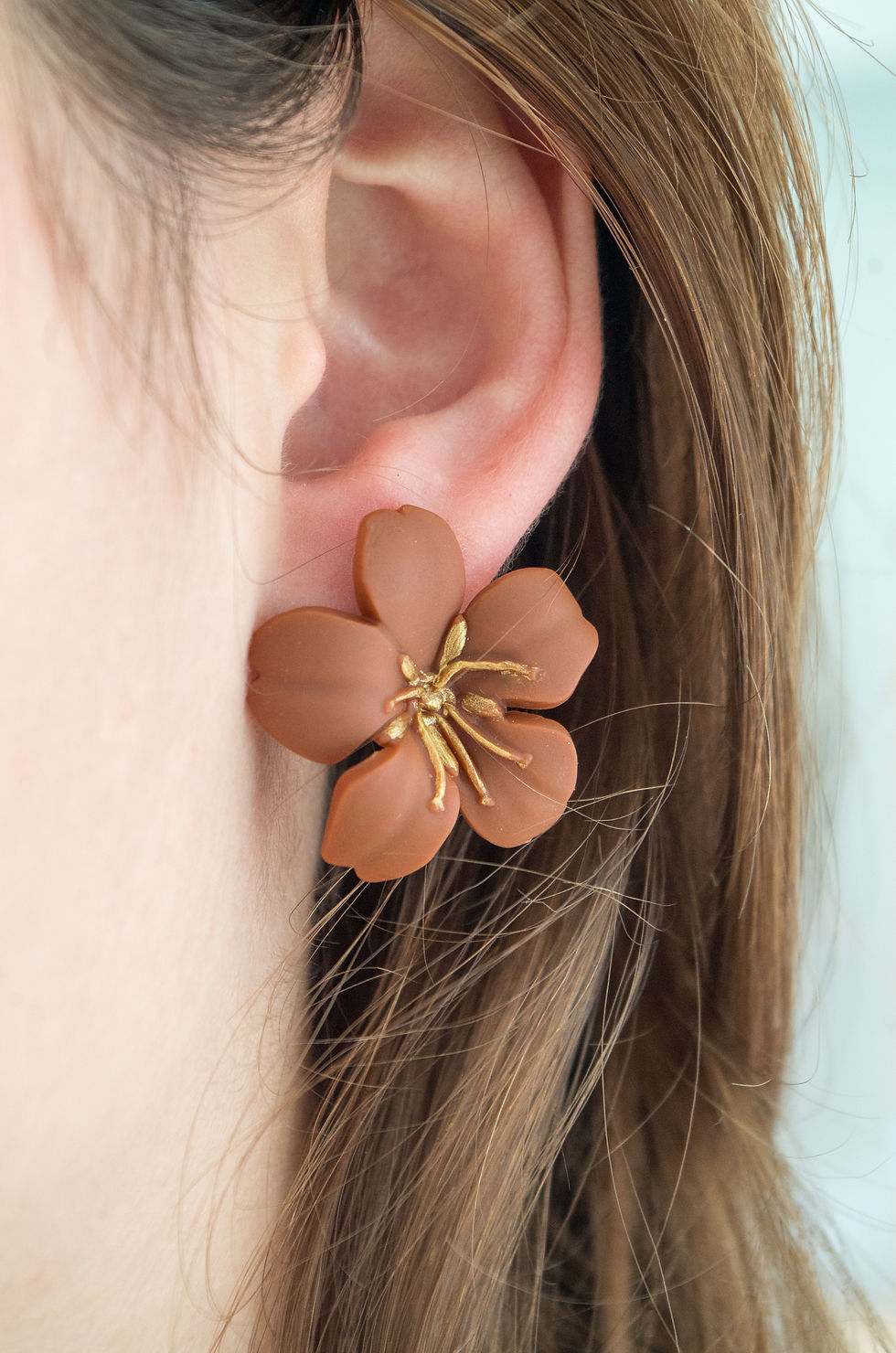 Miniature : Boucles d'oreilles "Lys"