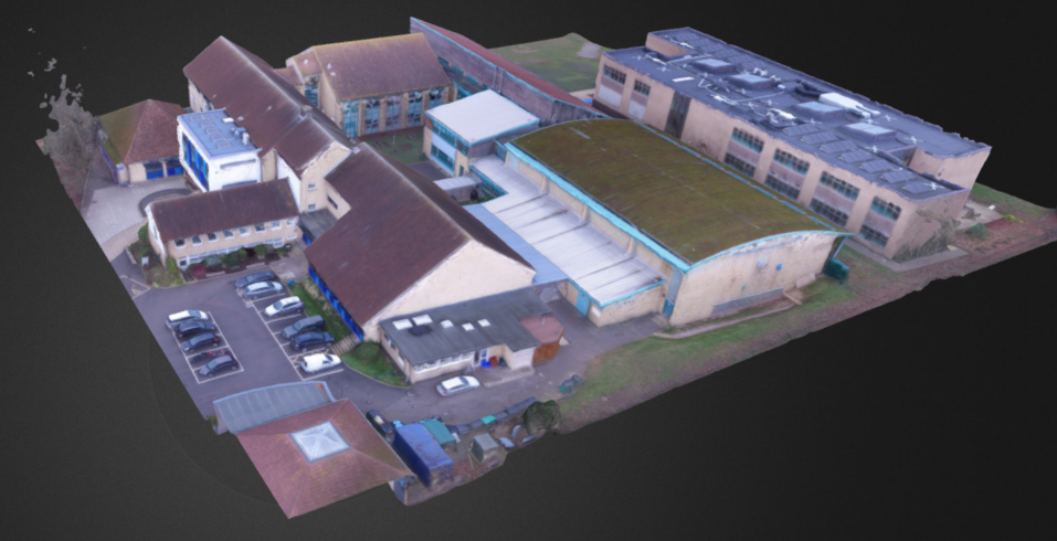 3D model output as part of roof drone assessment